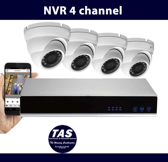 CCTV NVR 4 channel - CCTV Cameras IP (Network) security and access control products